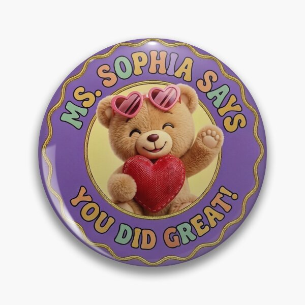 Item preview, Ms. Sophia Says You Did Great - Cute Retro Teacher designed and sold by ViralVector.
