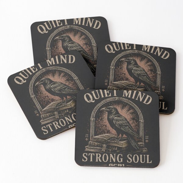 Item preview, Quiet Mind, Strong Soul | Raven & Books | GCR1 Originals designed and sold by GCR1.