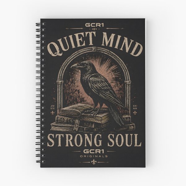 Item preview, Quiet Mind, Strong Soul | Raven & Books | GCR1 Originals designed and sold by GCR1.