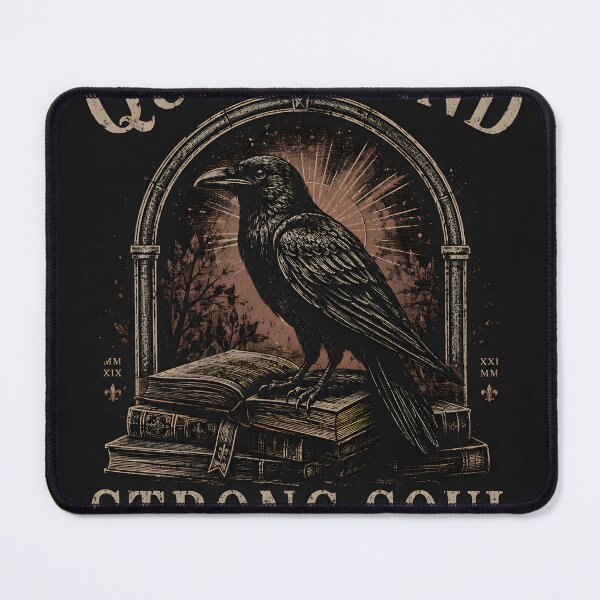 Item preview, Quiet Mind, Strong Soul | Raven & Books | GCR1 Originals designed and sold by GCR1.