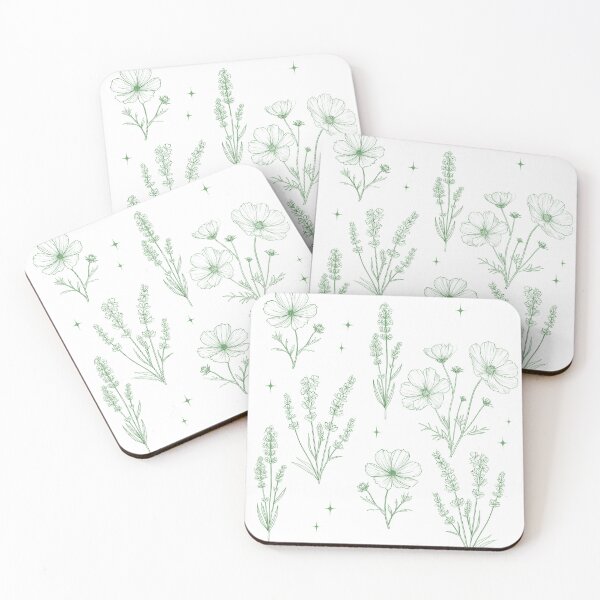 Item preview, Sage Green Aesthetic Wildflowers and Lavender Magic Design designed and sold by Mypixieart.