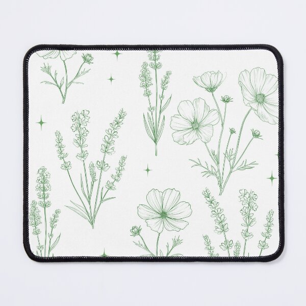 Item preview, Sage Green Aesthetic Wildflowers and Lavender Magic Design designed and sold by Mypixieart.