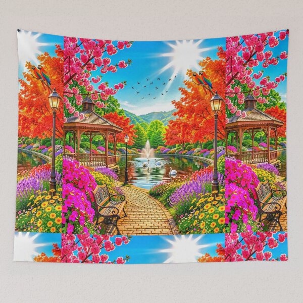 Item preview, Vibrant floral displays in various colors designed and sold by The Empire Of Digital Art..