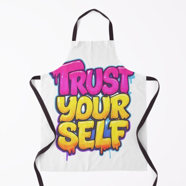 Item preview, Trust Yourself Inspirational Graffiti Typography designed and sold by Penguin Mood .