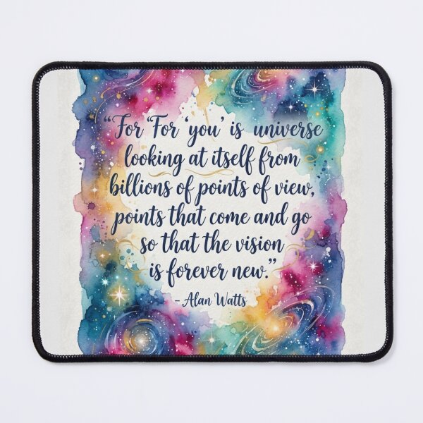 Item preview, Alan Watts Quote designed and sold by shantilovesart.
