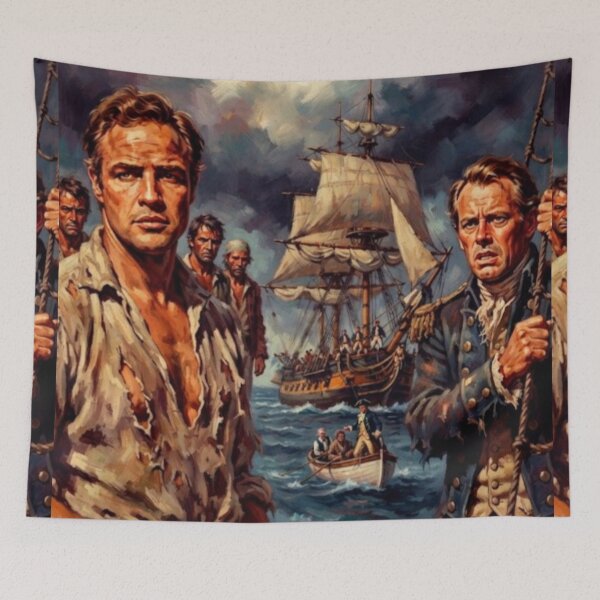 Item preview, Mutiny On The Bounty Seafaring Fine Art Tribute designed and sold by Art's Diner.
