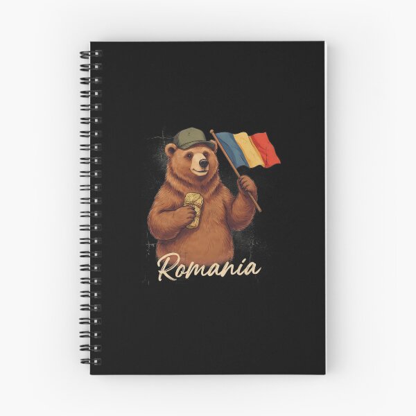 Item preview, Romania Brown Bear Romanian Flag Sarmale Cabbage Roll Mascot designed and sold by Enea Kelo.