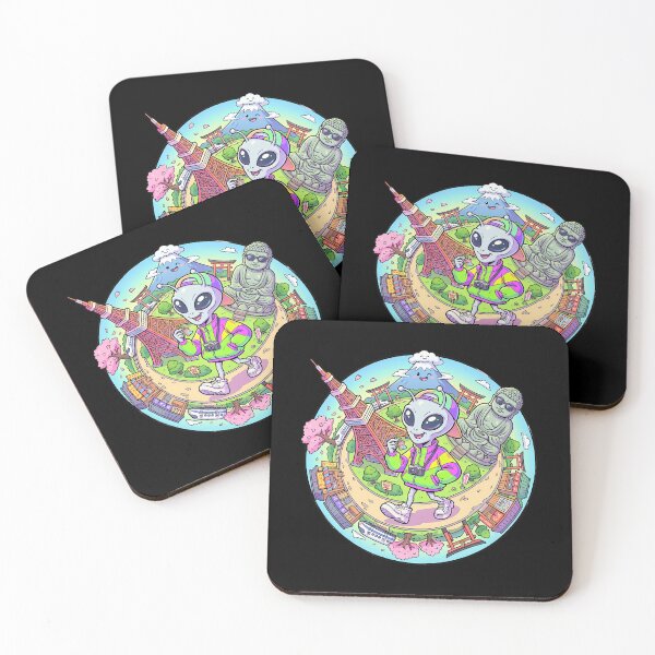 Item preview, Alien Tourist Vacation Sightseeing in Japan designed and sold by Sunkhung.