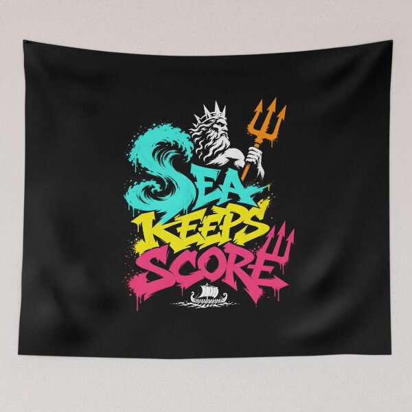 Item preview, The Odyssey Poseidon - The Sea Keeps Score designed and sold by Fenay Designs.