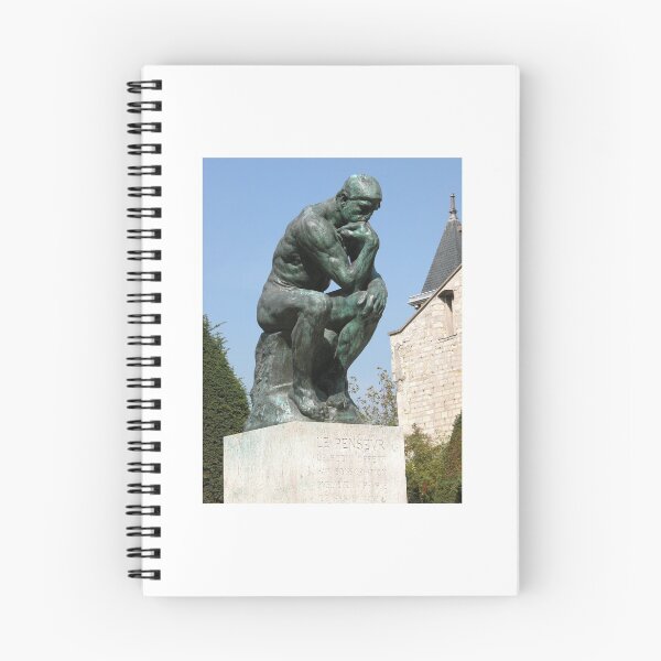 Item preview, The Thinker by Rodin side-front view designed and sold by DaveDowling.