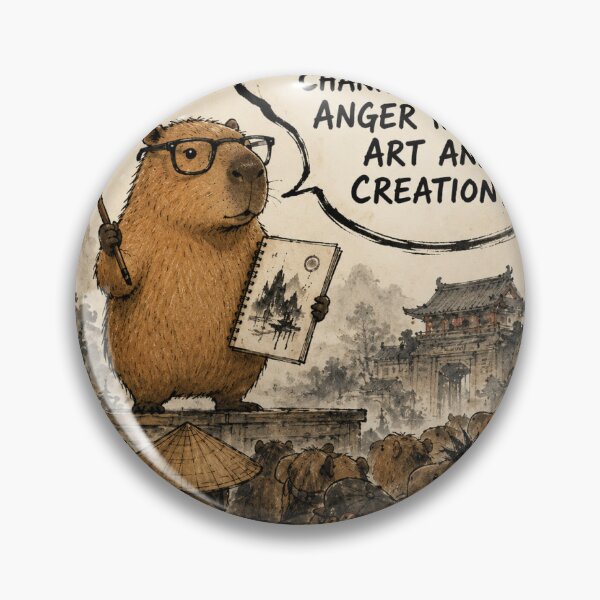 Item preview, Kapibara Teacher  designed and sold by Anihh @trauma_art.