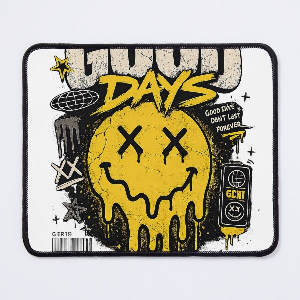 Item preview, Good Days Melting Smiley Grunge Graphic GCR1 Originals designed and sold by GCR1.