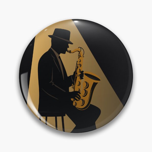 Item preview, Jazz Under the Spotlight | Minimalist Saxophone Illustration | Noir Jazz Music Print | Mid Century Modern Design designed and sold by Studio pod Burom.