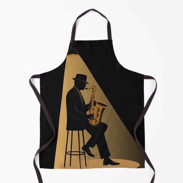 Item preview, Jazz Under the Spotlight | Minimalist Saxophone Illustration | Noir Jazz Music Print | Mid Century Modern Design designed and sold by Studio pod Burom.