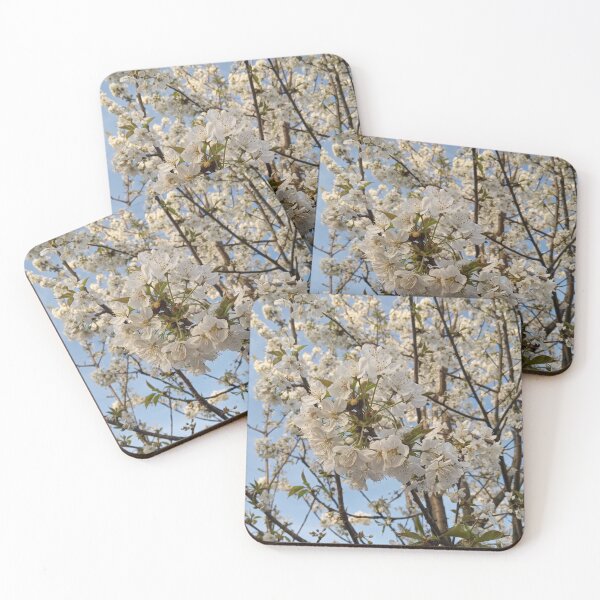 Item preview, White Cherry Blossom Branch Blue Sky designed and sold by Nature Moments.