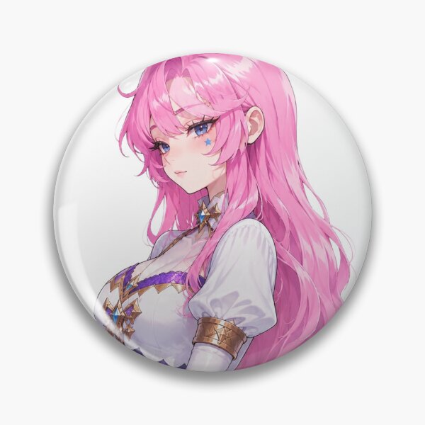Item preview, Seraphin Pink Hair Fantasy Anime Girl league champion cute pinkhair girl  designed and sold by Mypixieart.