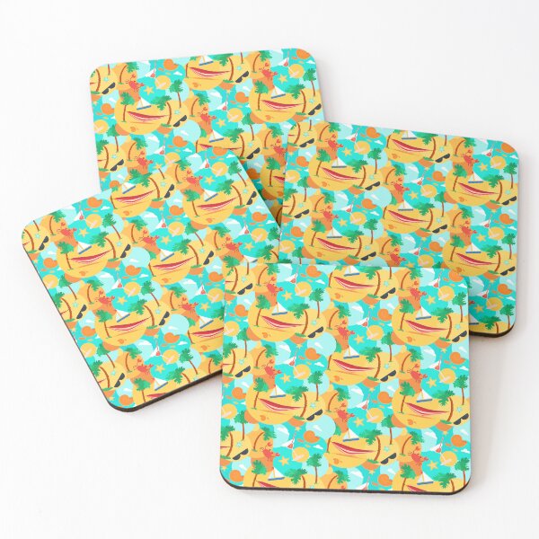 Item preview, Tropical Beach Seamless Pattern designed and sold by KAYJAY DESIGNS.