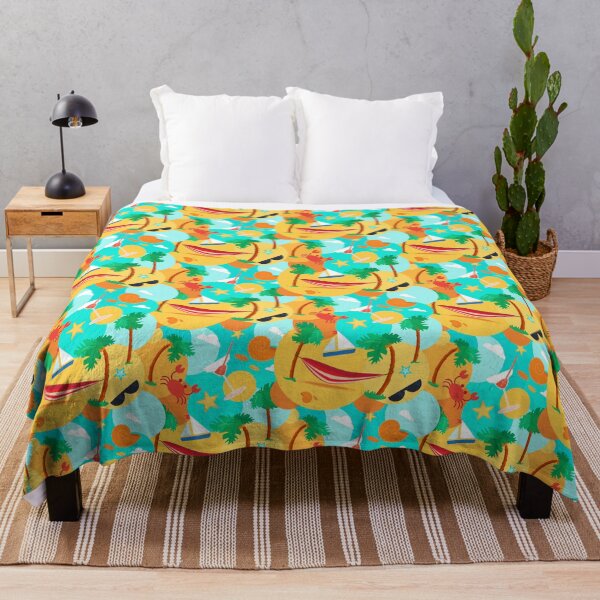 Item preview, Tropical Beach Seamless Pattern designed and sold by KAYJAY DESIGNS.
