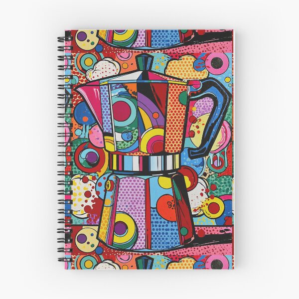 Item preview, Pop Art Moka Pot | Colorful Espresso Coffee Maker Illustration | Modern Kitchen Art for Coffee Lovers designed and sold by Kybruno's Creations.