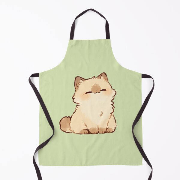 Item preview, Cute Smiling Fluffy Kitten Illustration designed and sold by jianina-alondra.