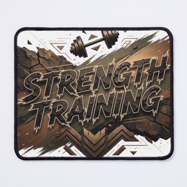 Item preview, Dynamic STRENGTH TRAINING 3D Text Art designed and sold by dazzlemakers.