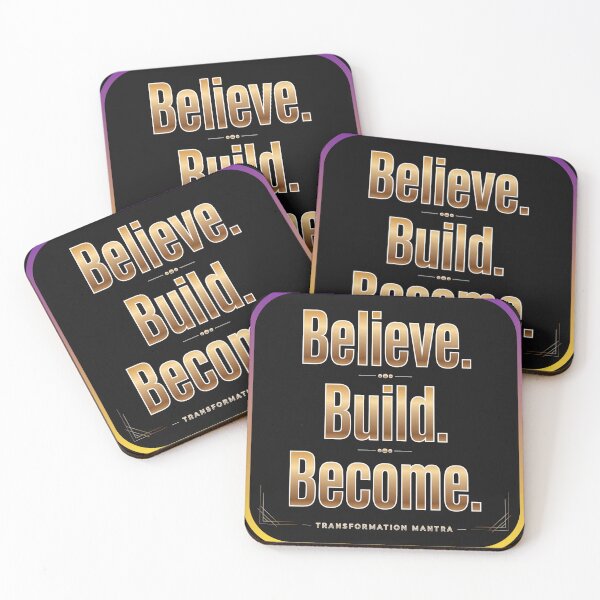Item preview, Believe. Build. Become. designed and sold by Geordesign.