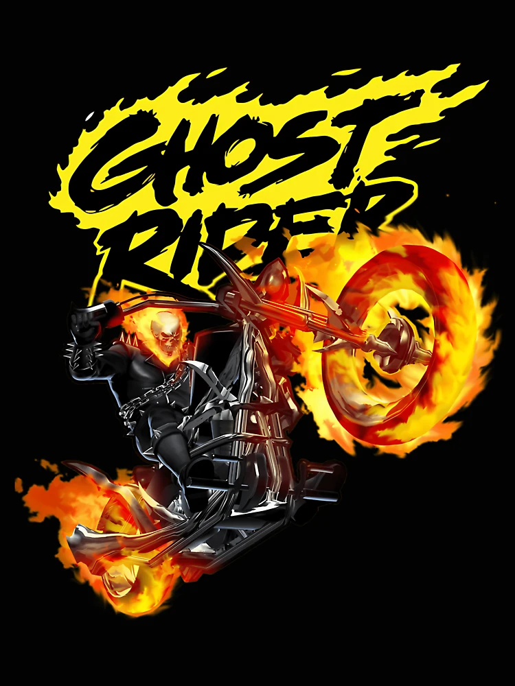 Thumbnail 4 of 4, Relaxed T-Shirt, Ghost Rider designed and sold by Ricky0890.
