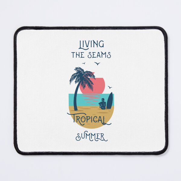 Item preview, Living The Seams Tropical Summer Art designed and sold by AhinoraArtShop.