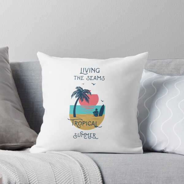 Item preview, Living The Seams Tropical Summer Art designed and sold by AhinoraArtShop.