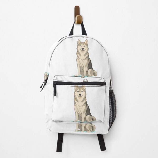 Item preview, Majestic Siberian Husky Dog Portrait | Beautiful Blue Eyes Husky Art designed and sold by Whimsy Trail Co.