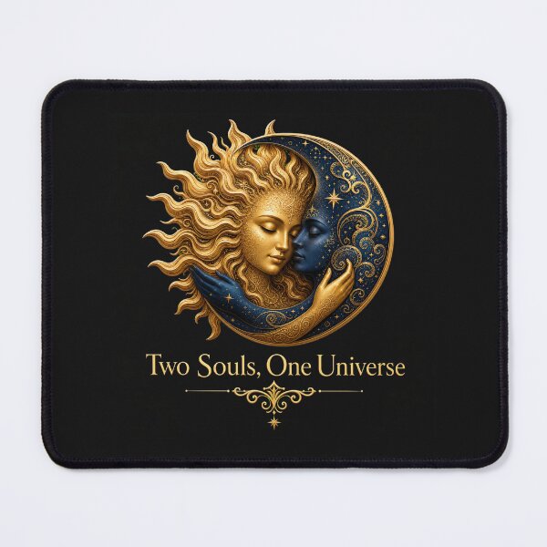 Item preview, Two Souls One Universe Sun and Moon Embrace designed and sold by Aliplus+.