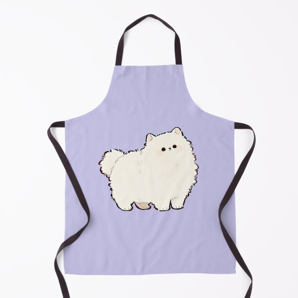 Item preview, Fluffy White Pomeranian Standing Cute designed and sold by jianina-alondra.