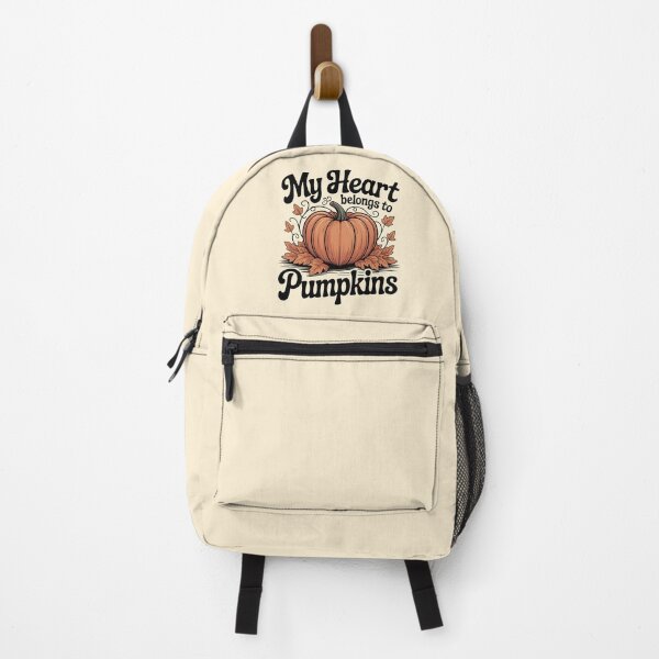 Item preview, My Heart Belongs to Pumpkins – Cute Halloween Pumpkin Design designed and sold by Jollys-ArtShop.