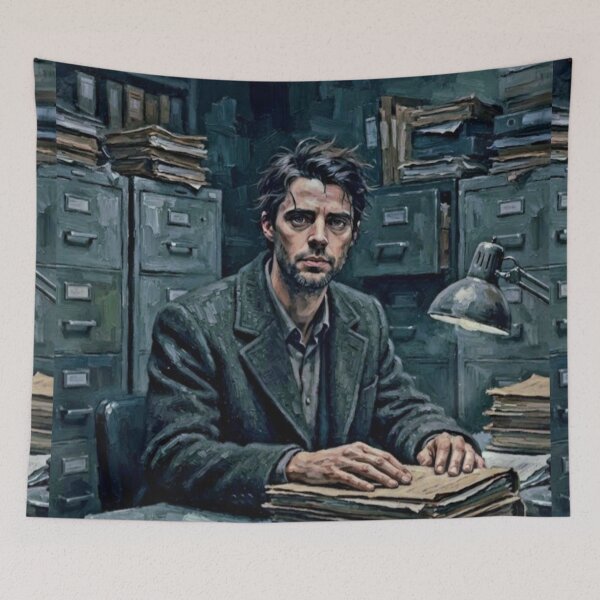 Item preview, Department Q Crime Thriller Fine Art Tribute designed and sold by Art's Diner.