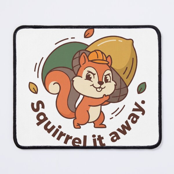 Item preview, Cute Squirrel It Away Funny Autumn Acorn designed and sold by mackartist.