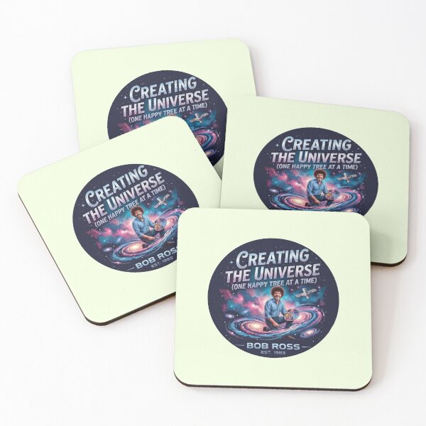 Item preview, Bob Ross "Creating the Universe" Cosmic Art  designed and sold by Karamram Studio.