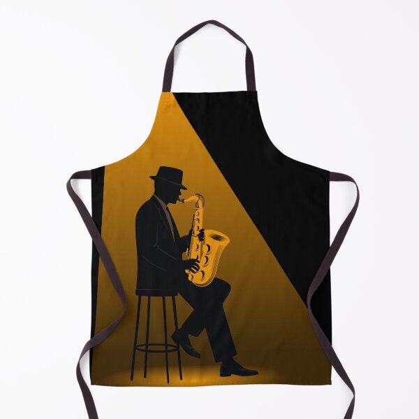 Item preview, Jazz in the Spotlight | Minimalist Saxophone Illustration | Noir Jazz Music Print | Modern Jazz Art designed and sold by Studio pod Burom.