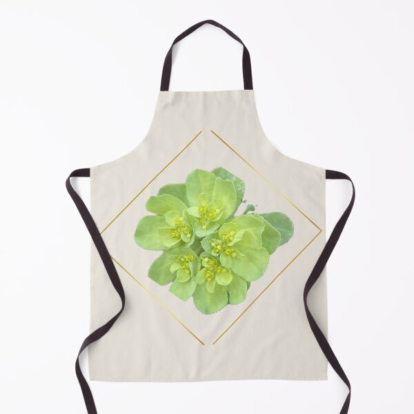 Item preview, Geometric Gold Diamond Framed Euphorbia Spurge designed and sold by BalkanBloom.