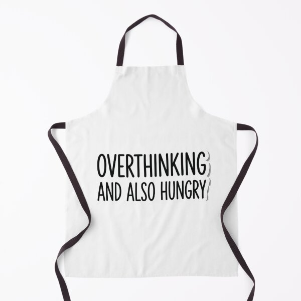 Item preview, Overthinking And Also Hungry Funny Relatable Quote Typography Design Gift designed and sold by raedattia.