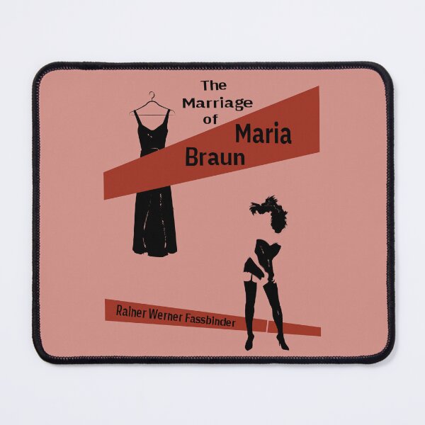 Item preview, The Marriage of Maria Braun Minimalist Poster | Rainer Werner Fassbinder | New German Cinema designed and sold by MORKINO POSTERS.