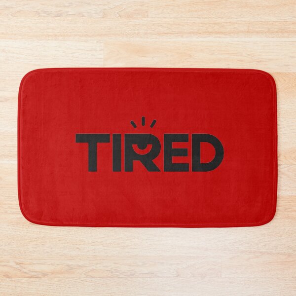 Item preview, Tired. Minimalist Typography Design for the Permanently Exhausted designed and sold by ManggaeJM.