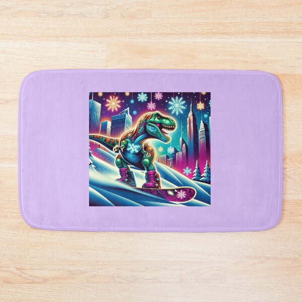 Item preview, DINOSAUR PLAYING SKATEBOARD designed and sold by Catalina Kate.