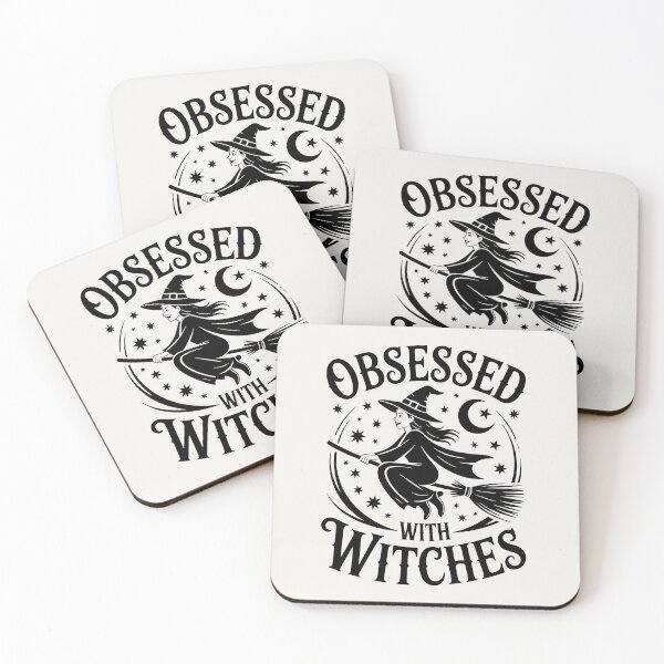 Item preview, Obsessed with Witches – Cute Halloween Witch Design designed and sold by Jollys-ArtShop.