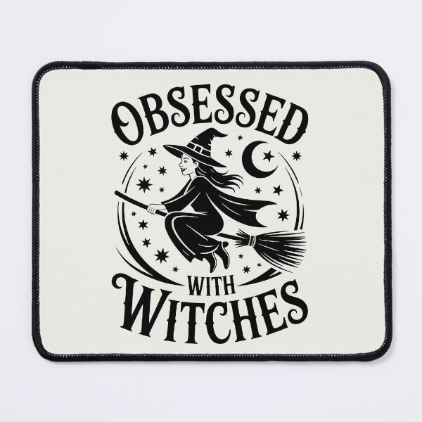 Item preview, Obsessed with Witches – Cute Halloween Witch Design designed and sold by Jollys-ArtShop.