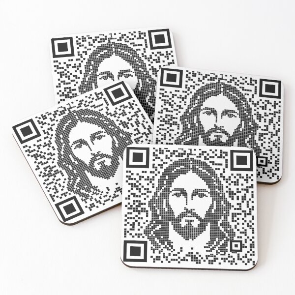 Artikelvorschau, QR-Code Jesus 2 entworfen und verkauft von Warih.