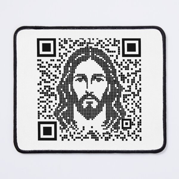 Artikelvorschau, QR-Code Jesus 2 entworfen und verkauft von Warih.