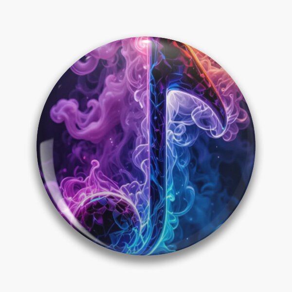 Item preview, Colorful Neon Music Note Smoke art designed and sold by MixsyM.
