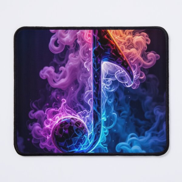 Item preview, Colorful Neon Music Note Smoke art designed and sold by MixsyM.