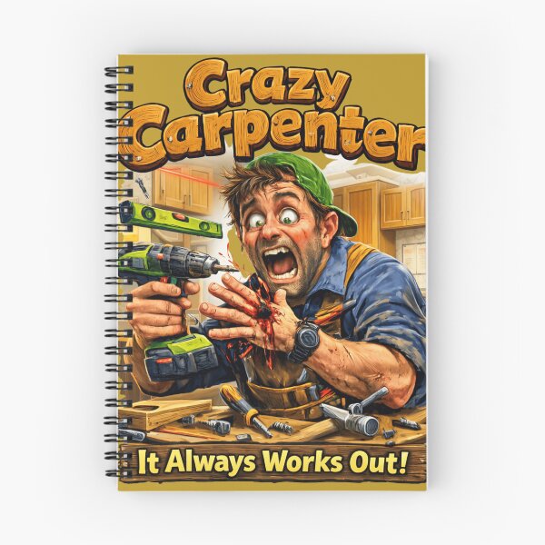 Item preview, Crazy Carpenter – It Always Works Out! designed and sold by MKNDESIGN.