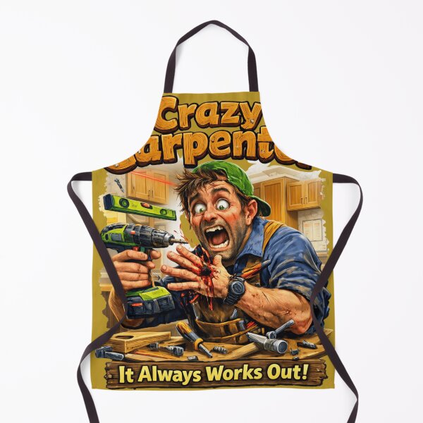 Item preview, Crazy Carpenter – It Always Works Out! designed and sold by MKNDESIGN.